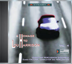 the album cover for Tammittam Percussion Ensemble - Homage to Lou Harrison 4