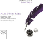 the album cover for Alte Musik Koln - Piano Trios: No1 & No2 / Romance Sans