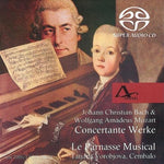 the album cover for Mozart / J Bach C / Concertante Works - Le Parnasse Musical