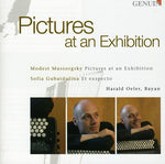 the album cover for Harald Oeler - Pictures at An Exhibition