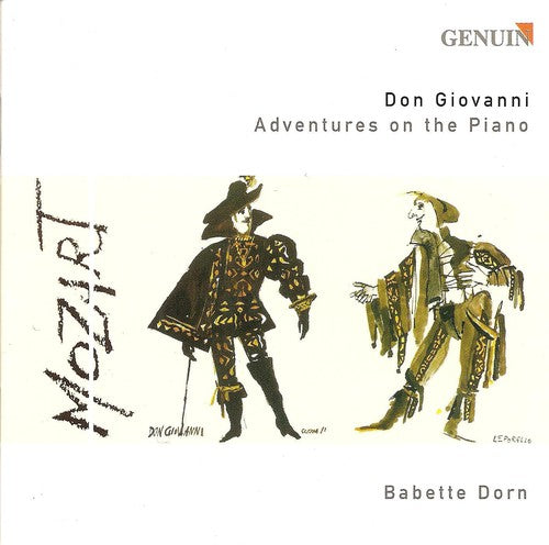the album cover for Babette Dorn - Don Giovanni: Adventures on the Piano