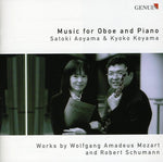 the album cover for MOZART/SCHUMANN - Music for Oboe & Piano
