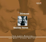 the album cover for David Oistrakh - Last Recital with Paul Badura-Skoda