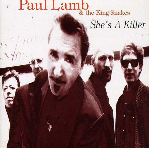 the album cover for Paul Lamb & King Snakes - She's A Killer