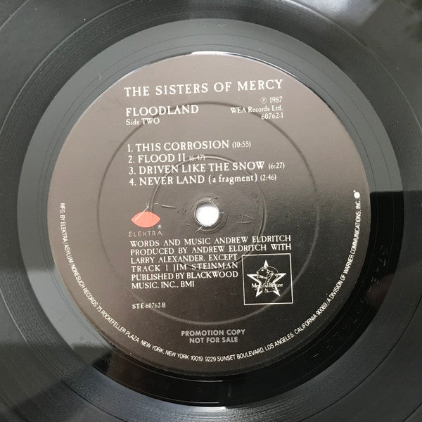 The Sisters Of Mercy : Floodland (LP, Album, Promo)