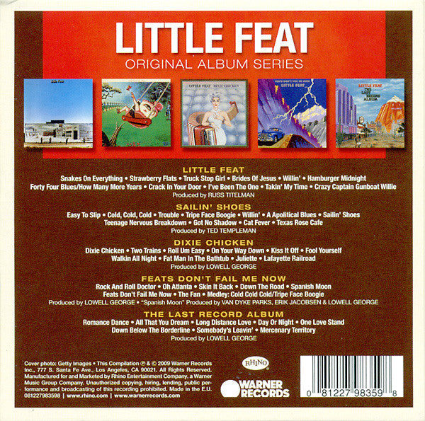Little Feat : Original Album Series (CD, Album, RE, RP + CD, Album, RE, RP + CD, Album,)
