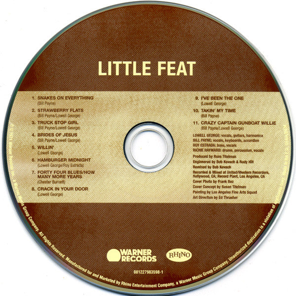 Little Feat : Original Album Series (CD, Album, RE, RP + CD, Album, RE, RP + CD, Album,)