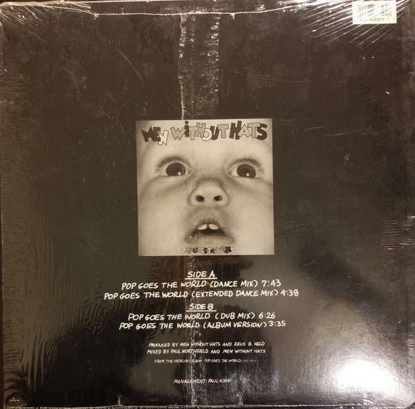 Men Without Hats : Pop Goes The World (12", RE)