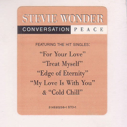 Stevie Wonder : Conversation Peace (2xLP, Album, Promo)