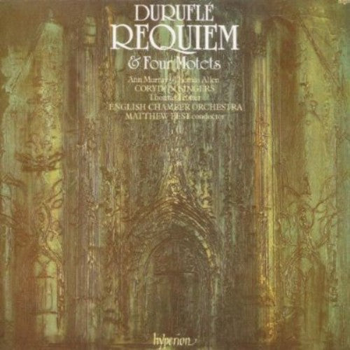 the album cover for M. DURUFLE - Requiem / 4 Motets