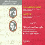 the album cover for SCHARWENKA/SAUER - Romantic Piano Concerto