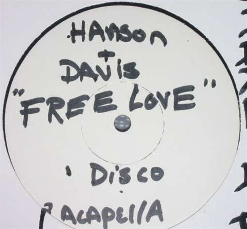 Hanson & Davis : Free Love (12", Promo, W/Lbl)