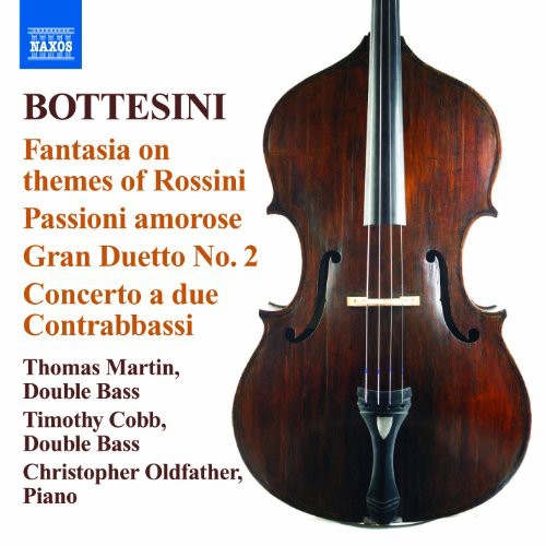 the album cover for Thomas Martin - Bottesini Coll 5: Fantasia on Themes of Rossini