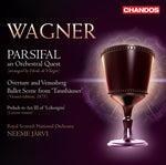 the album cover for Neeme Järvi - Parsifal Ovtr & Venusberg Ballet Scene Tannhauser