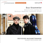 the album cover for Duo Staemmler - Works for Cello & Piano
