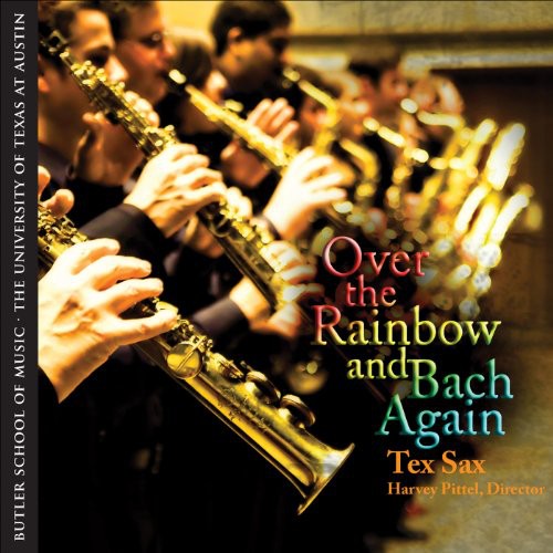 the album cover for Harvey Pittel - Over The Rainbow & Bach Again