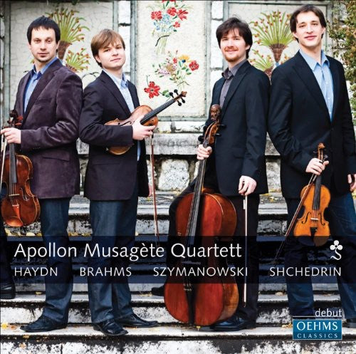 the album cover for Apollon Musagete Quartet - String Quartets / Lyric Scenes for String Quartet