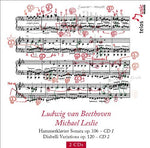the album cover for Michael Leslie - Hammerklavier Sonata / Diabelli Variations