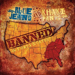 the album cover for Blue Jeans - Banned in Forty States