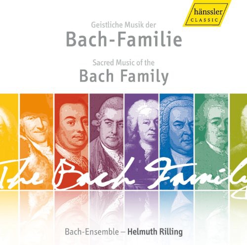 the album cover for Helmuth Rilling - Sacred Music of the Bach Family