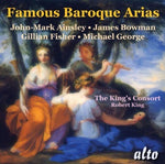 the album cover for The King's Consort - Favourite Baroque Arias
