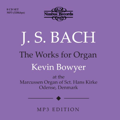 the album cover for J.S. Bach - Works for Organ