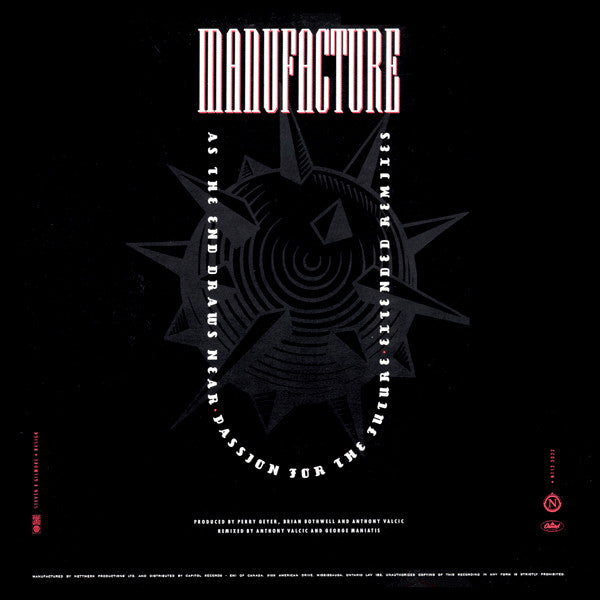 Manufacture : As The End Draws Near / Passion For The Future (Extended Remixes) (12")