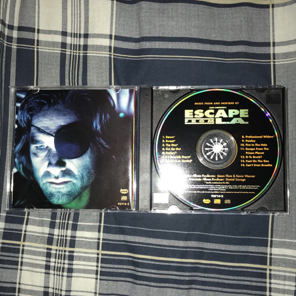 Various : Music From And Inspired By John Carpenter's Escape From L.A. (CD, Comp, Promo)