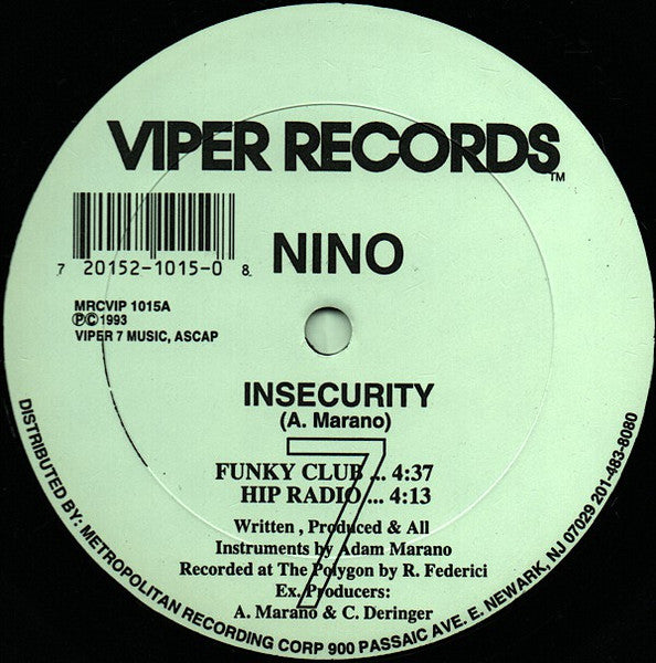 Nino (17) : Insecurity (12")