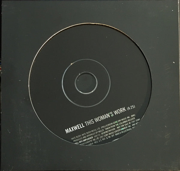 Maxwell : This Woman's Work (CD, Single, Promo)