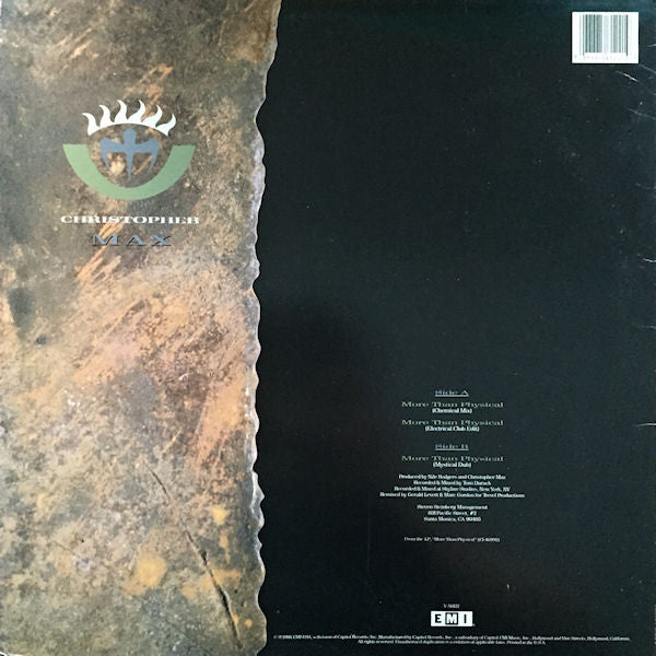 Christopher Max : More Than Physical (12")