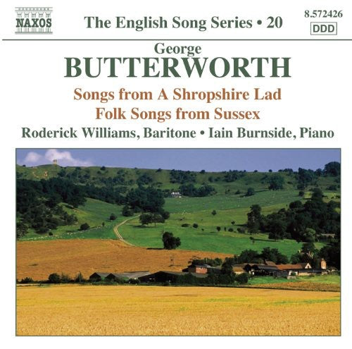 the album cover for G. Butterworth - English Song Series 20: Songs from a Shropshire