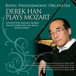 the album cover for W.A. Mozart - Derek Han Plays Mozart