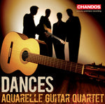 the album cover for Aquarelle Guitar Quartet - Dances