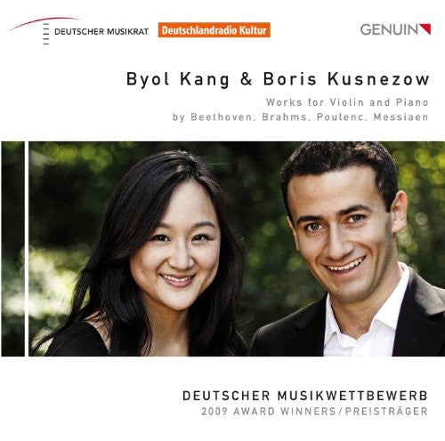 the album cover for Byol Kang - Works for Violin & Piano