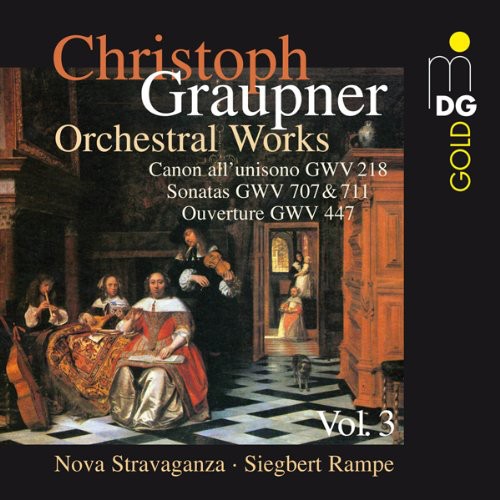 the album cover for C. GRAUPNER - Orchestral Works 3: Overture GWV 447