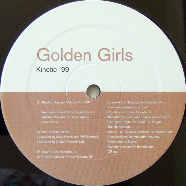 Golden Girls : Kinetic '99 (2x12")