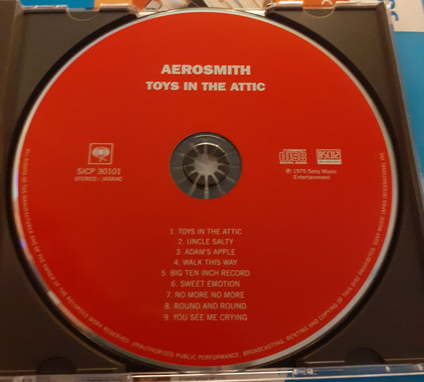Aerosmith : Toys In The Attic (CD, Album, RE, RM, Blu)