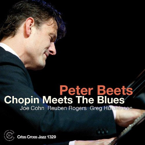 the album cover for Peter Beets - Chopin Meets The Blues