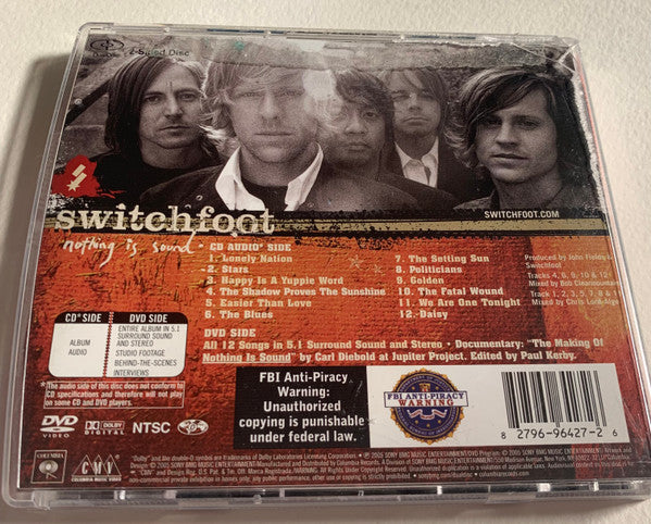 Switchfoot : Nothing Is Sound (Hybrid, DualDisc, Album, Multichannel, Tar)