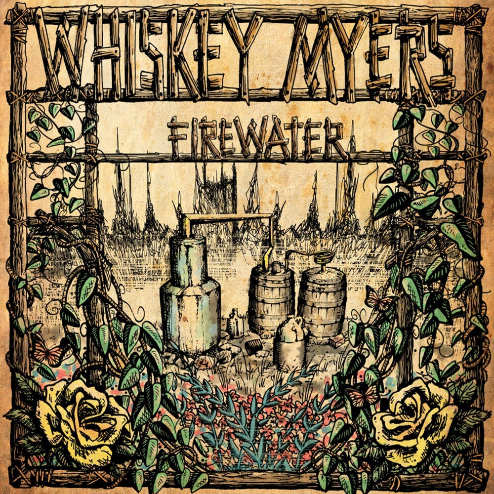 the album cover for Whiskey Myers - Firewater
