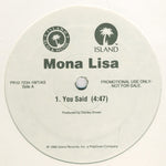 Mona Lisa (2) : You Said (12", Promo)