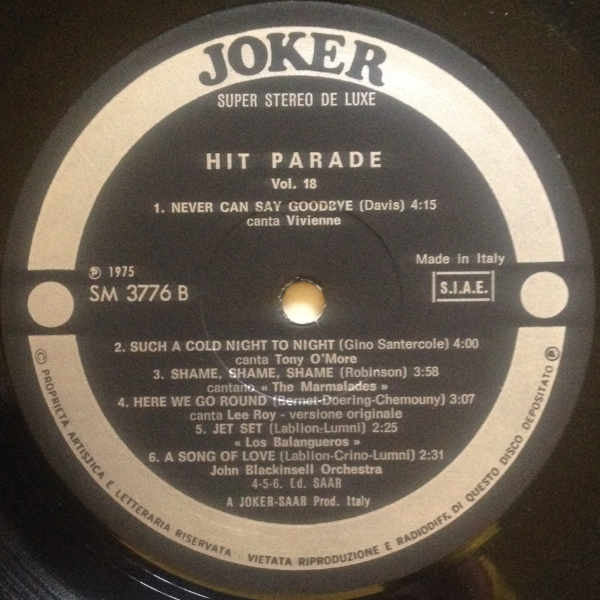 Various : Vol.18 - Hit Parade (LP, Comp)