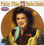 the album cover for Patsy Cline - 28 Timeless Classics