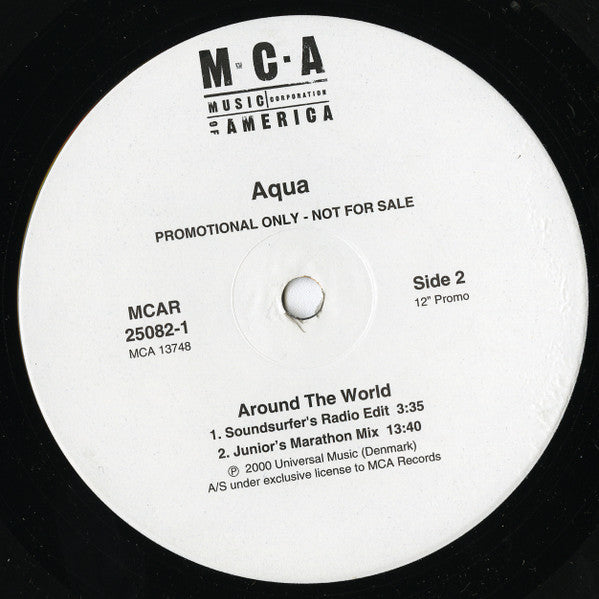 Aqua : Around The World (12", Promo)