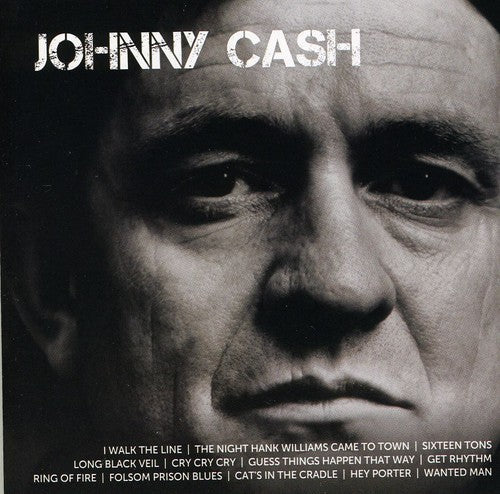 the album cover for Johnny Cash - Icon
