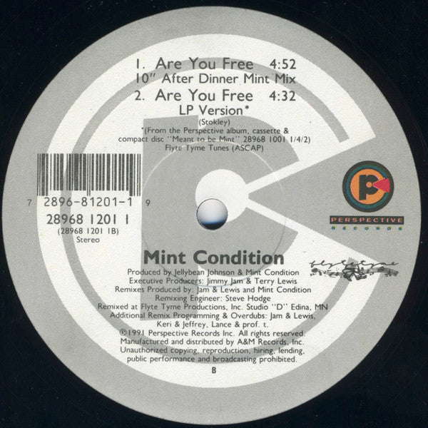 Mint Condition : Are You Free (12")