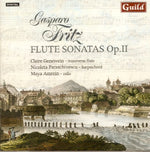the album cover for Claire Genewein - Music for Flute By Gasparo Fritz (1716-1783)