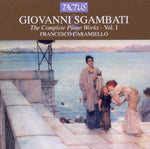 the album cover for Francesco Caramiello - Complete Piano Works 1
