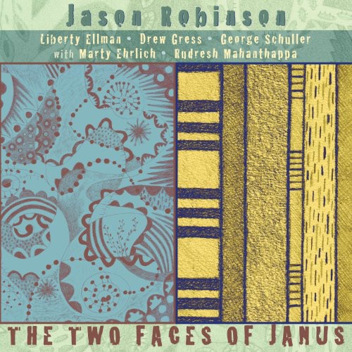 the album cover for Liberty Ellman - Two Faces of Janus